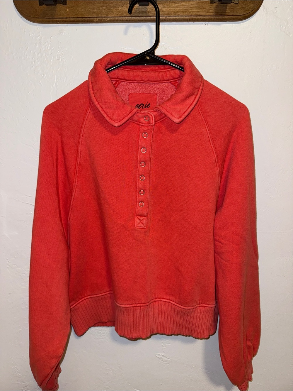 aerie oh snap sweatshirt orange flare